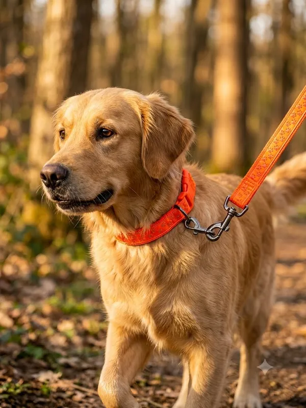 Adjustable_Reflective_Collar_And_Leash_Set
