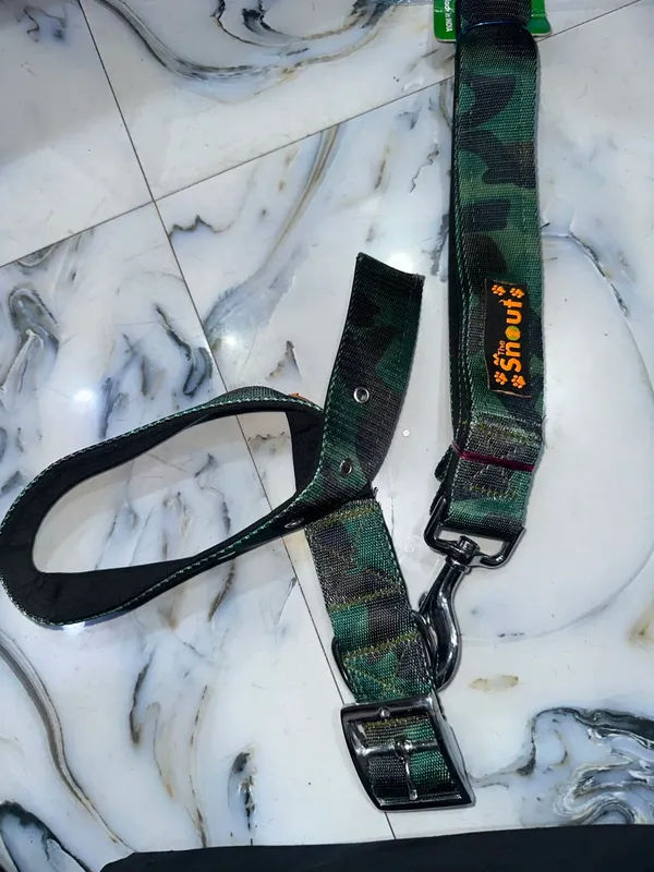 Military_Print_Padded_Dog_Leash_And_Collar_Set