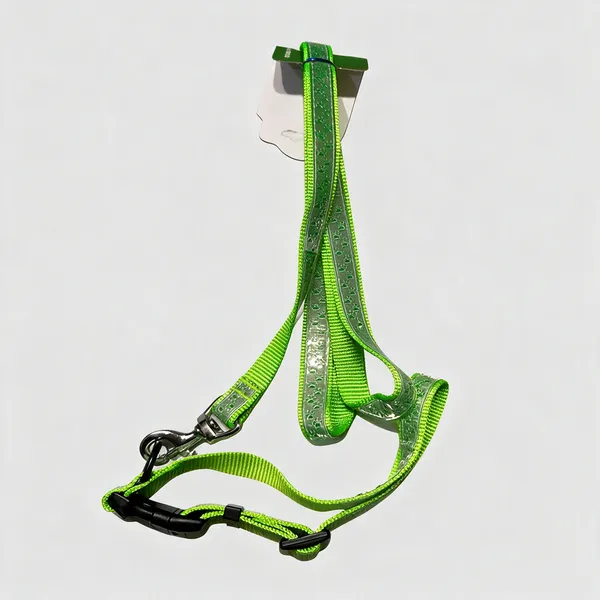 Adjustable_Reflective_Collar_And_Leash_Set