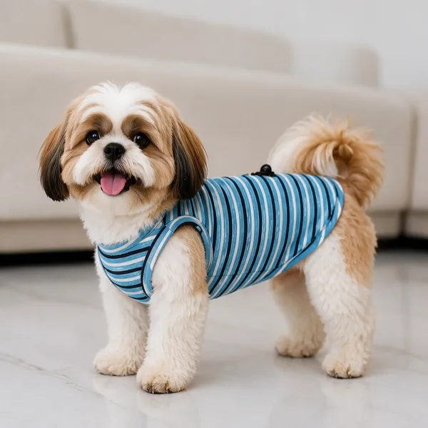 Blue_Striped_Sleeveless_Dog_Vest