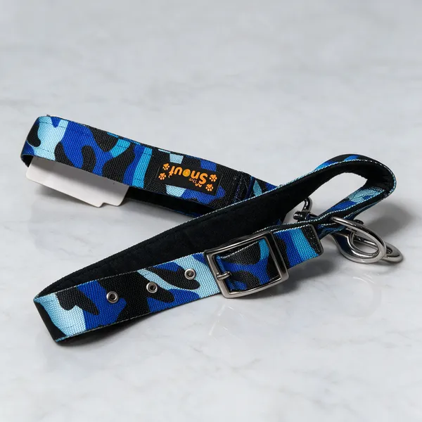 Military_Print_Padded_Dog_Leash_And_Collar_Set