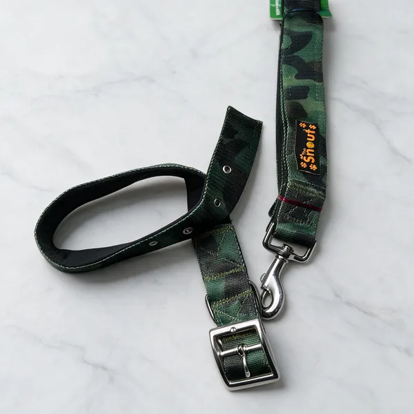 Military_Print_Padded_Dog_Leash_And_Collar_Set