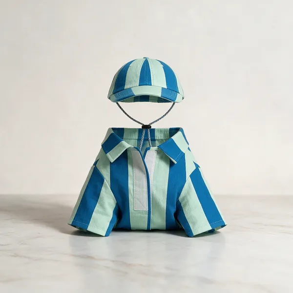Blue_Striped_Dog_Shirt_And_Cap_Set