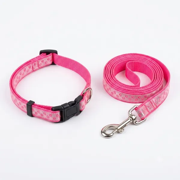 Adjustable_Reflective_Collar_And_Leash_Set