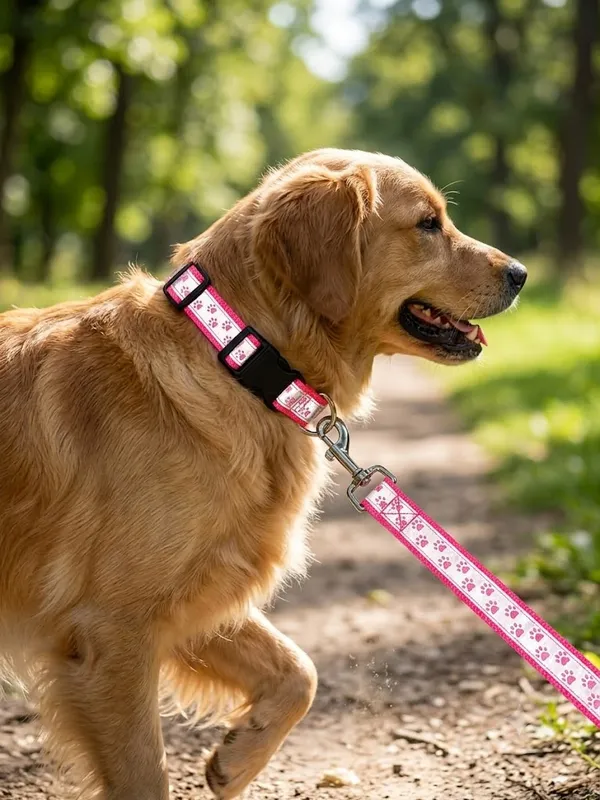Adjustable_Reflective_Collar_And_Leash_Set