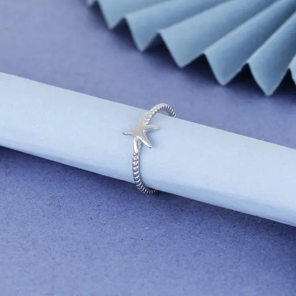 Starfish_Adjustable_Ring_Silver_925