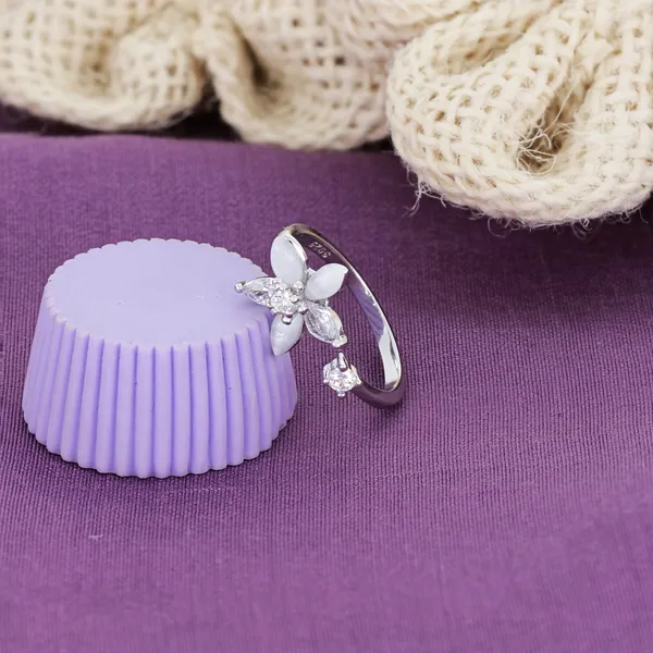 White_Orchid_Ring_Silver_925