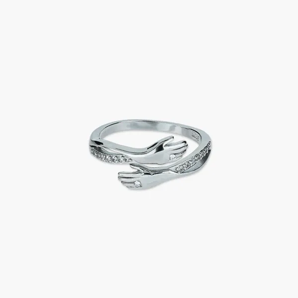 Elegant_Crossover_Crystal_Ring_Silver_925