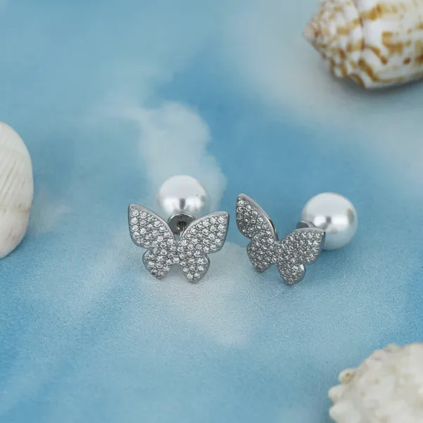 2_In_1_Butterfly_Crystal_Earrings_With_Pearls_Silver_925