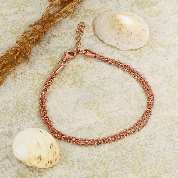 Multi_Layer_Link_Chain_Rose_Gold_925