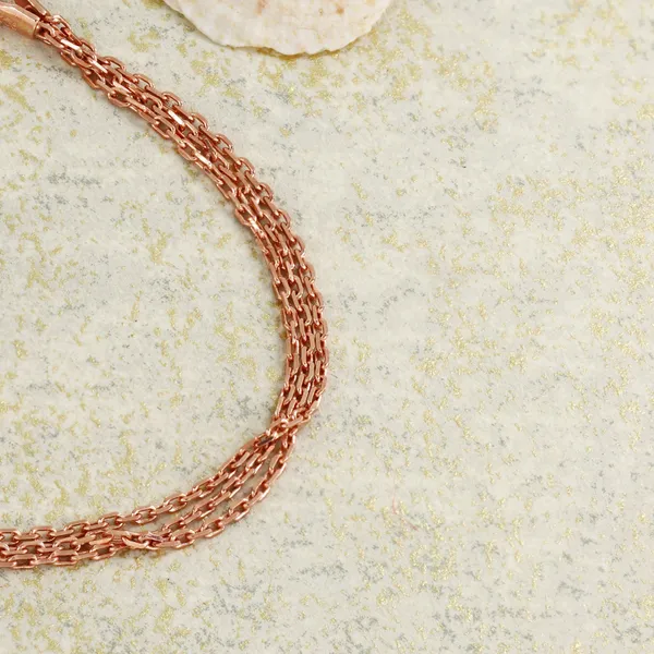 Multi_Layer_Link_Chain_Rose_Gold_925