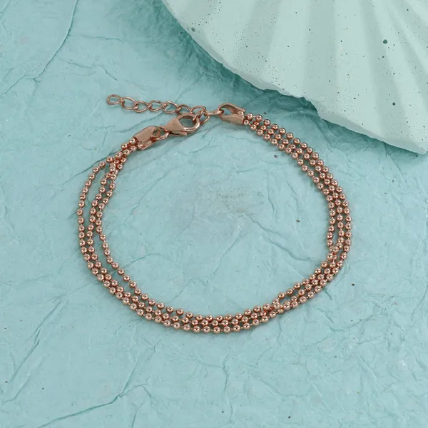 Rose_Gold_Triple_Bead_Anklet_Silver_925