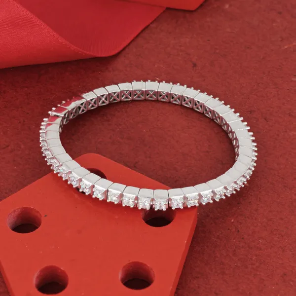Strechable_Tennis_Crystal_Bracelet_Silver_925