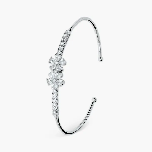 Celestia_Twin_Bloom_Bangle_Silver_925