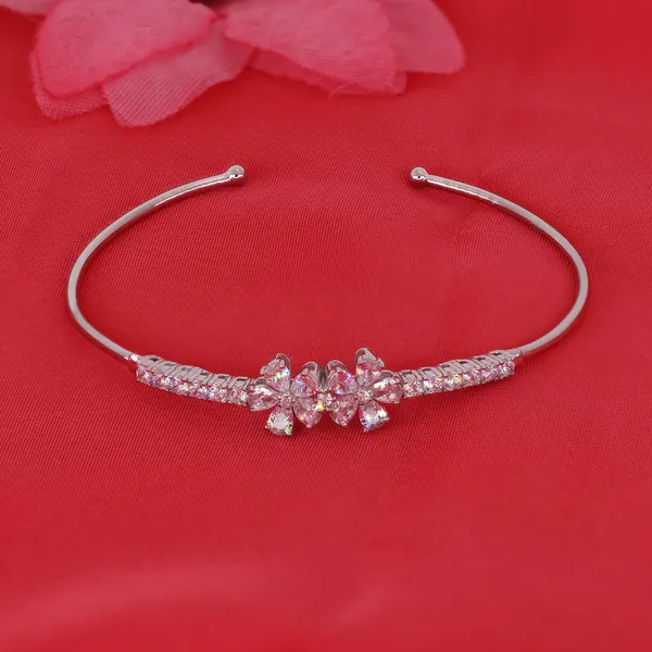 Celestia_Twin_Bloom_Bangle_Silver_925