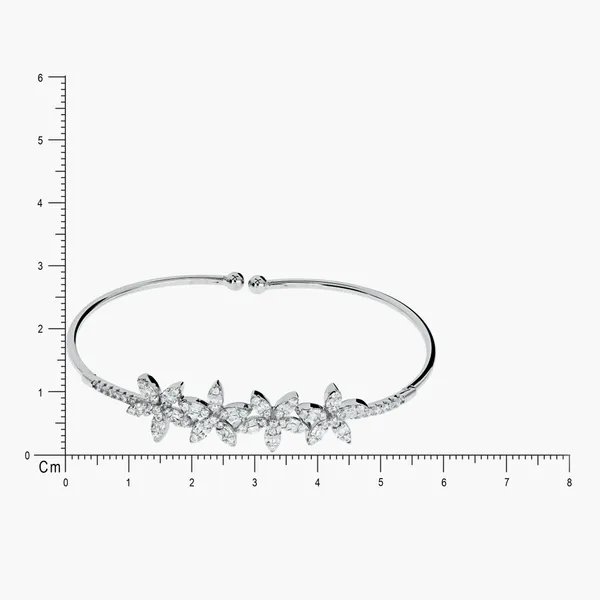 Luxury_Silver_Floral_Bracelet_Silver_925