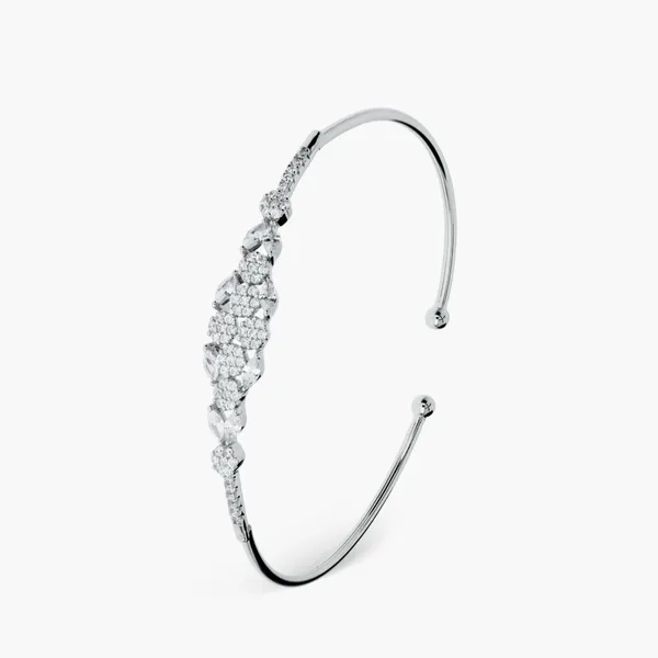 Luxury_Silver_Flower_Bracelet_Silver_925