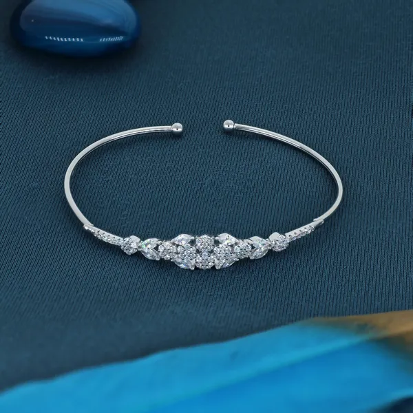Luxury_Silver_Flower_Bracelet_Silver_925