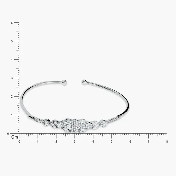 Luxury_Silver_Flower_Bracelet_Silver_925