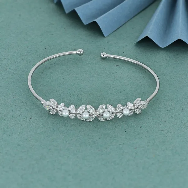 Luxury_Silver_Pearl_Bracelet_For_Women_Silver_925