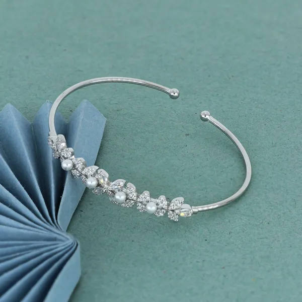 Luxury_Silver_Pearl_Bracelet_For_Women_Silver_925