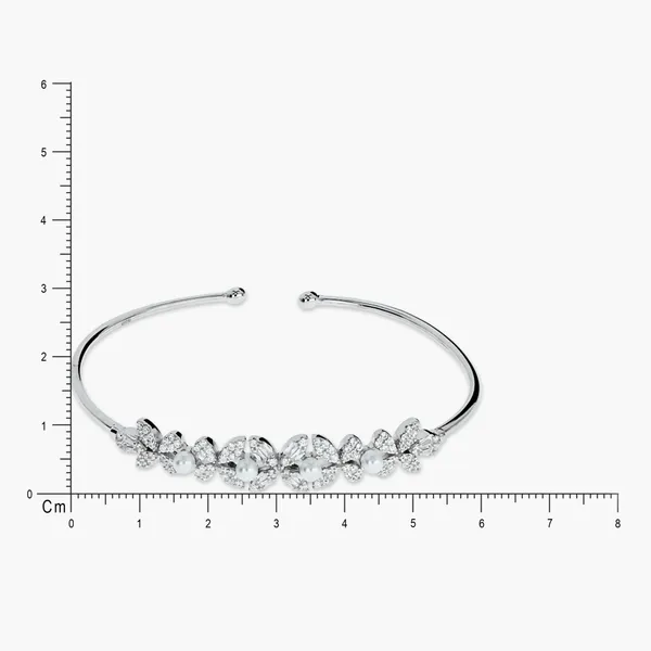 Luxury_Silver_Pearl_Bracelet_For_Women_Silver_925