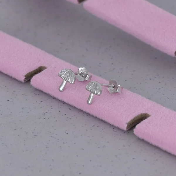 Cute_Umbrella_Stud_Earrings_Silver_925