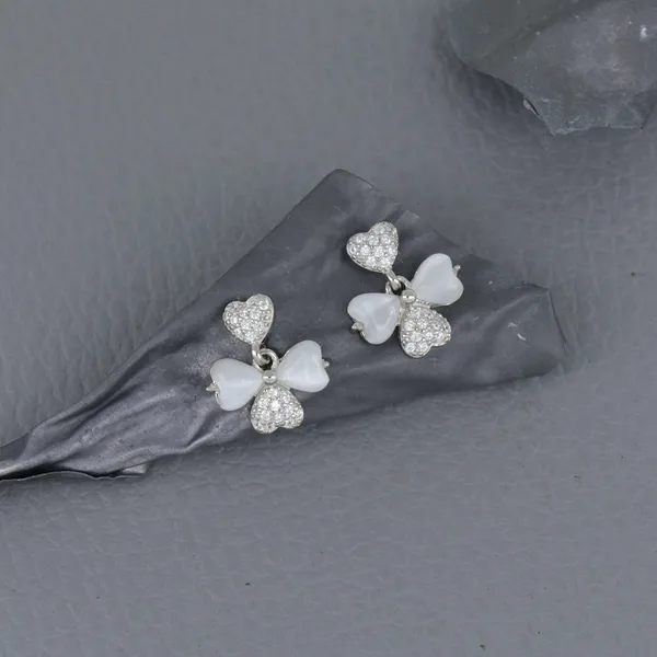 Luxury_Clover_Heart_Earrings_Silver_925