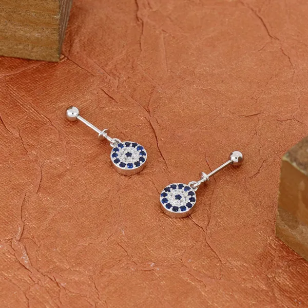Sapphire_Halo_Earrings_Silver_925