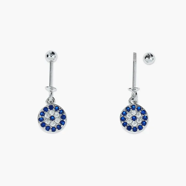 Sapphire_Halo_Earrings_Silver_925