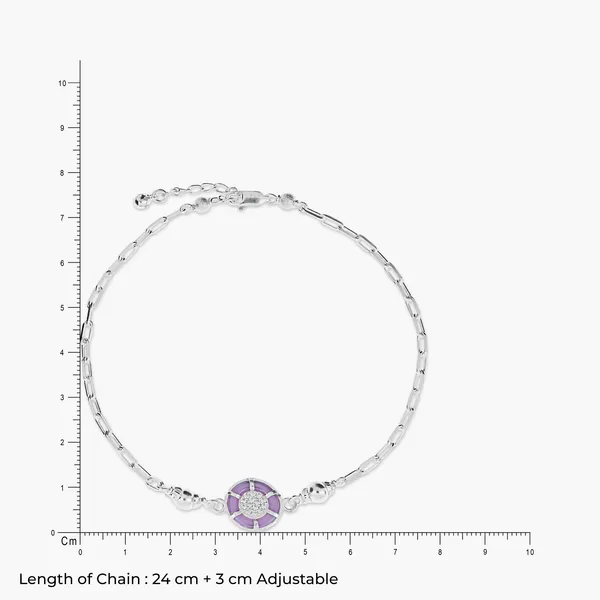 Lavender_Charm_Anklet_Silver_925