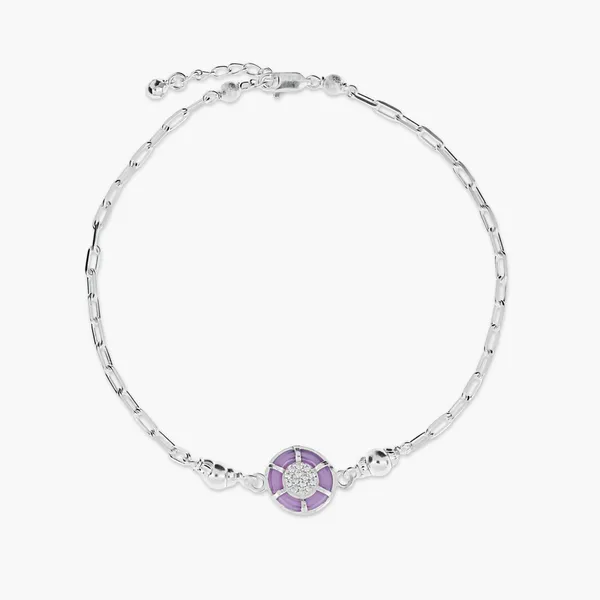 Lavender_Charm_Anklet_Silver_925