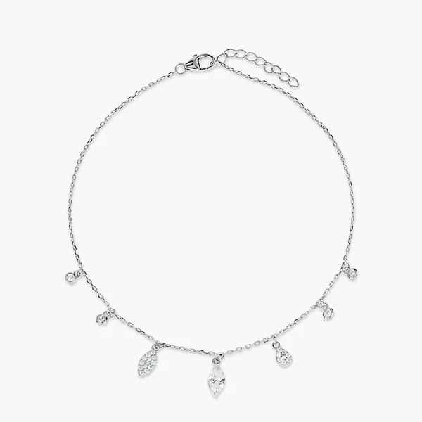 Crystal_Dangle_Anklet_Silver_925