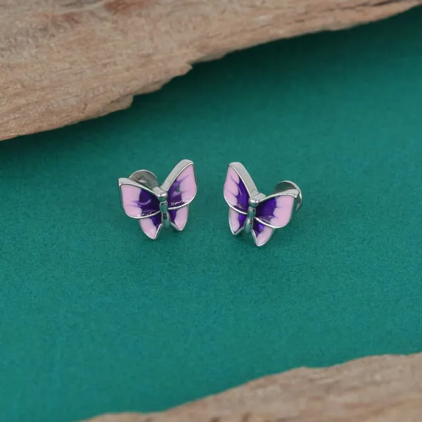 Lavender_Butterfly_Earrings_Silver_925