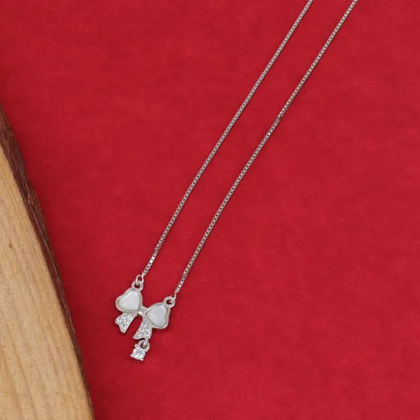 Heart_Bow_Pendant_Necklace_Silver_925