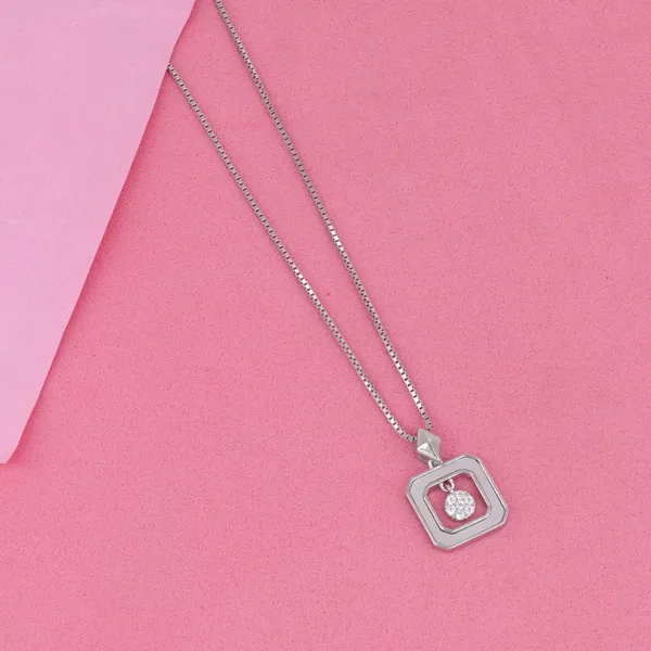Square_Crystal_Pendant_Necklace_Silver_925