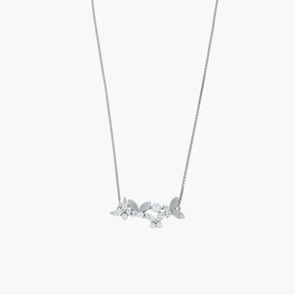 Silver_Pearl_Floral_Vine_Necklace_Silver_925