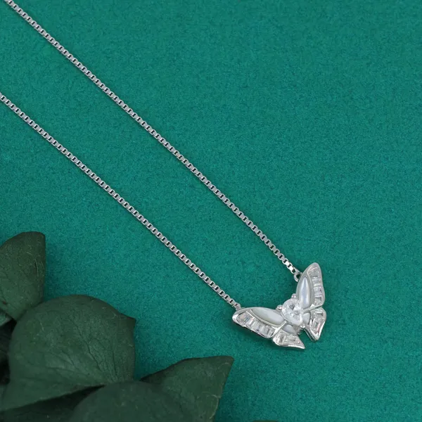 Silver_Butterfly_Pendant_Necklace_Silver_925