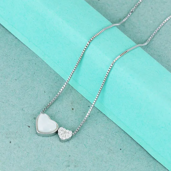 Silver_Double_Heart_Pendant_Necklace_Silver_925