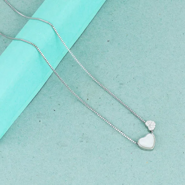 Silver_Double_Heart_Pendant_Necklace_Silver_925