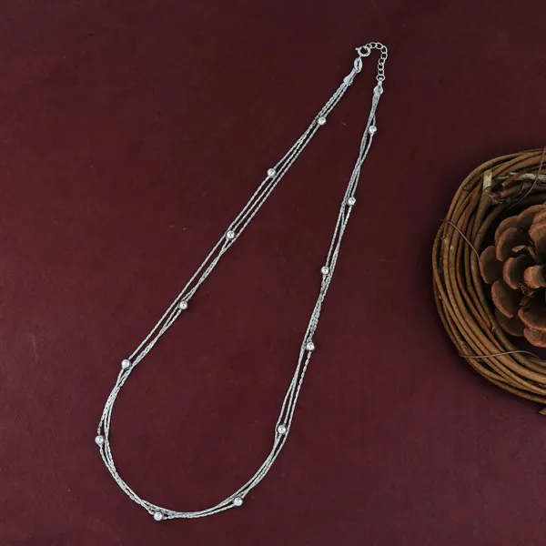 Elegant_Multi_Layer_Silver_Chain_Silver_925