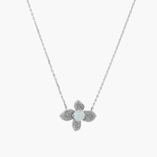 Luxury_Crystal_Flower_Necklace_Silver_925