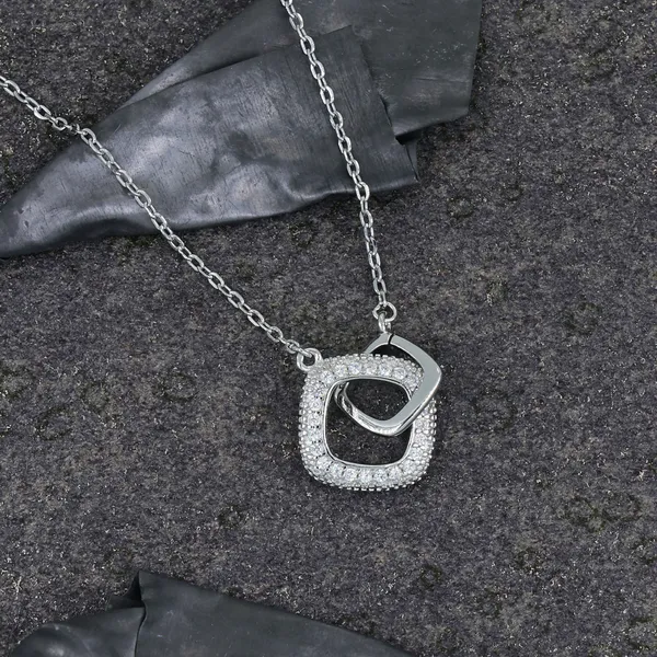 Interlink_Charm_Necklace_Silver_925