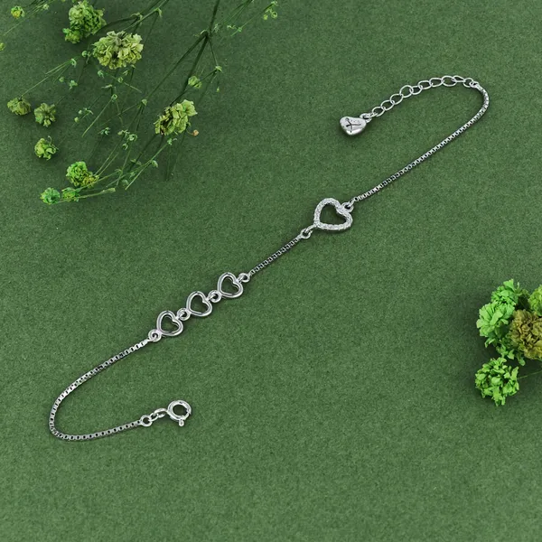 Heart_Charm_Crystal_Bracelet_Silver_925