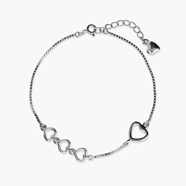 Heart_Charm_Crystal_Bracelet_Silver_925