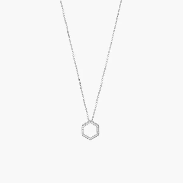 Crystal_Hexagon_Pendant_Silver_925