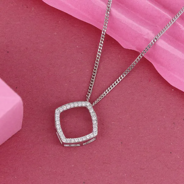 Geometric_Halo_Pendant_Necklace_Silver_925
