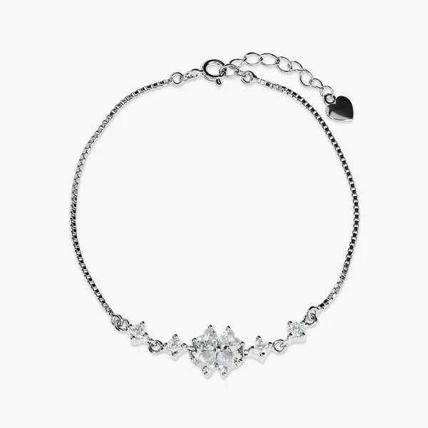 Floral_Crystal_Bracelet_Silver_925