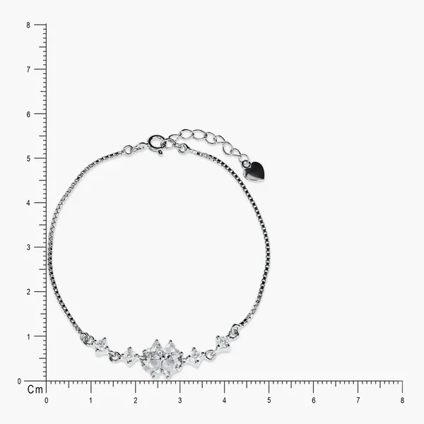 Floral_Crystal_Bracelet_Silver_925