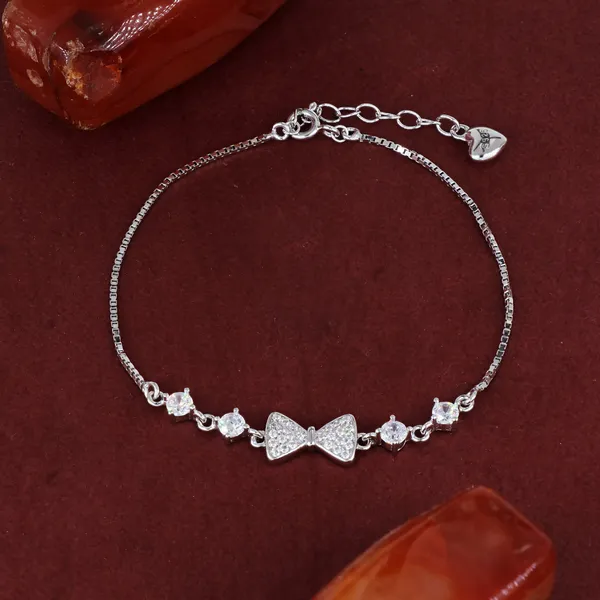 Crystal_Bow_Bracelet_Silver_925